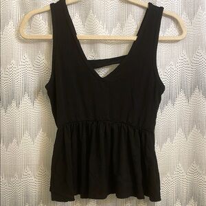 Black Sleeveless Top
